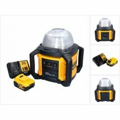 DeWalt DCL 074 P1 Akku Baustellenstrahler Strahler 18 V 5000 Lm 4000 Kelvin + 1x Akku 5,0 Ah + Ladegerät