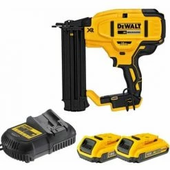 18V 2.0Ah DEWALT Finishing Nagler - 2 Batterien + Ladegerät + Gehäuse - DCN680D2