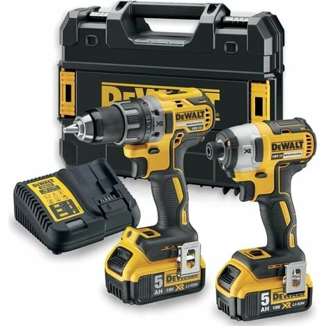 DeWALT DCK268P2T DCD791 Akku-Bohrschrauber bürstenlos DCF887 Akku-Schlagschrauber 3-Gang 18V 2x5Ah DeWALT DCK268P2T DCD791 Akku-Bohrschrauber Bürstenlos DCF887 Akku-Schlagschrauber 3-Gang 18V 2x5Ah -DEWALT Shop 60210570 1