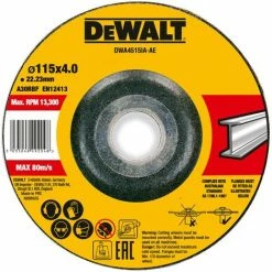 DeWALT Schruppscheibe 115x4x22,23 Mm Metall - DWA4515IA-AE