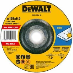 DeWALT Schruppscheibe 125x6x22,23 Mm Inox - DW4543SIA-AE