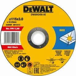 DeWALT Trennscheibe 115x3x22,23 Mm Metall - DWA8434IA-AE