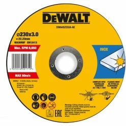 DeWALT Trennscheibe 230x3x22,23 Mm Inox - DWA4525SIA-AE