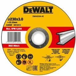 DeWALT Trennscheibe 230x3x22,23 Mm Metall - DWA4525IA-AE