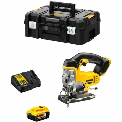 Pendelhub-Stichsäg DeWALT DCS331P1 (1 x 5,0 Ah + DCB115 + TSTAK II) Pendelhub-Stichsäg DeWALT DCS331P1 (1 X 5,0 Ah + DCB115 + TSTAK II) -DEWALT Shop 7295479 1