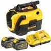 DeWALT Akku-Sauger DCV584LT2-QW - Nasssauger / Trockensauger / Staubsauger Set Inklusive 2x Li-Ion Akkus 54V, Ladegerät Und Weiteres Zubehör