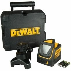 DeWALT DW0811-XJ 360 Grad Linienlaser Präzise Robust Mit Wandhalterung + Koffer