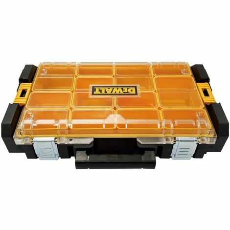 DeWALT DWST1-75522 ToughBox DS100 - Werkzeugbox, Werkzeugkoffer, Organizer mit Tough System - Zubehör-Teile sicher verstauen DeWALT DWST1-75522 ToughBox DS100 - Werkzeugbox, Werkzeugkoffer, Organizer Mit Tough System - Zubehör-Teile Sicher Verstauen -DEWALT Shop 7536793 1