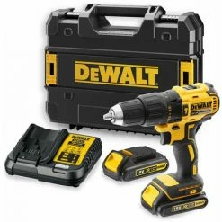 DeWALT Akku-Schlagbohrschrauber DCD778S2T-QW 18V / 1,5 Ah Inkl. TSTAK - Akku-Bohrschrauber, Bohrhammer, Bohrmaschine Im Set Mit 2x Akkus Und Ladegerät
